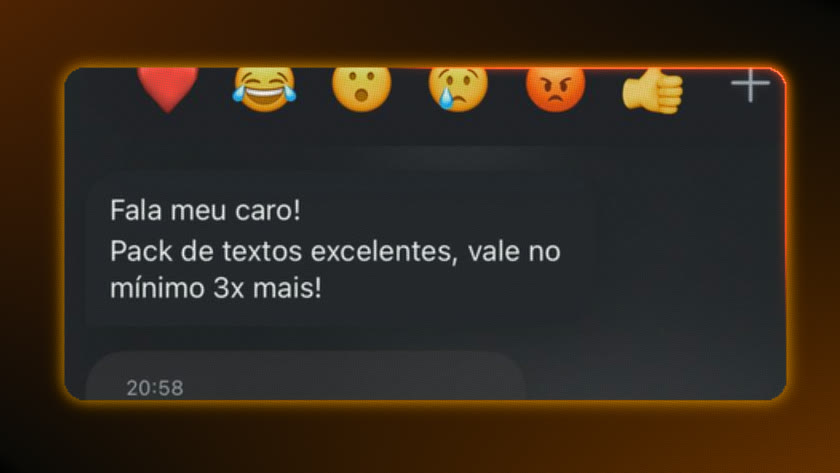 Print do depoimento: Vale muito mais do que custa